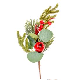 Piros bogyós, fenyős pick M34cm