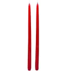 Lakkozott szálas gyertya 400x22mm bordó 8db/csom (db ár)