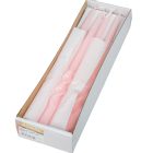 Lakkozottl hosszú ceruza alfa csavart gyertya rózsaszín 290x10mm 8db/csom (db ár)