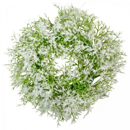 Tujakoszorú havas D25cm