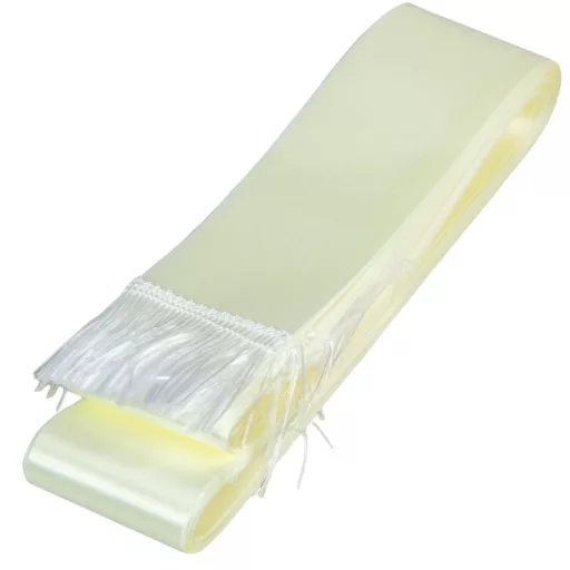 Koszorú szalag 5x150cm ekrü-fehér 10db/csom (db ár)