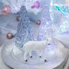 Fenyőfa stilizált üveg M23cm