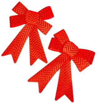 Masni piros mintás 13×18cm 2db-os