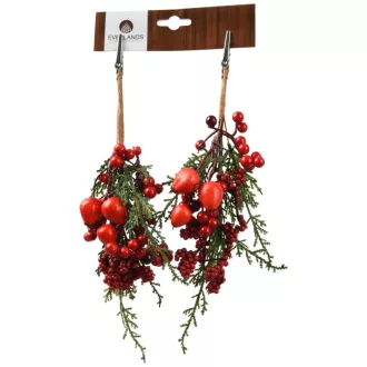 Csipke bogyós pick csiptetős M25cm 2db-os