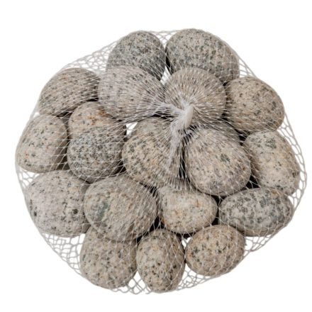 Láva kavics fehér 2-4cm 1kg