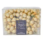 Üveggömb pick gyöngy fényes 2cm 12db-os