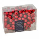 Üveggömb pick bordó matt 2cm 12db-os