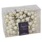 Üveggömb pick téli fehér matt 2cm 12db-os