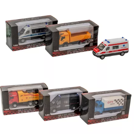 Járművek fém 12cm