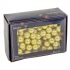 Üveggömb pick pisztácia fényes 2cm 12db-os