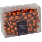 Üveggömb pick terra barna matt 2cm 12db-os