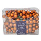 Üveggömb pick fahéj matt 2cm 12db-os