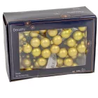 Üveggömb pick pisztácia matt 2cm 12db-os