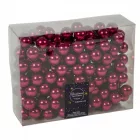 Üveggömb pick magnólia fényes 2,5cm 12db-os