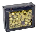 Üveggömb pick pisztácia fényes 2,5cm 12db-os