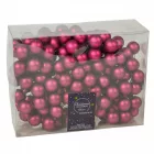 Üveggömb pick magnólia matt 2,5cm 12db-os