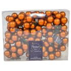 Üveggömb pick fahéj matt 2,5cm 12db-os