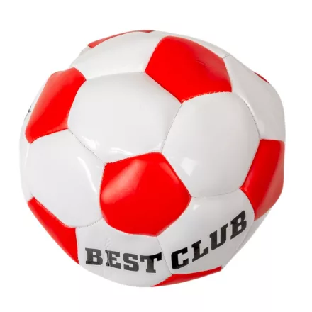 Focilabda best club piros-fehér 22cm