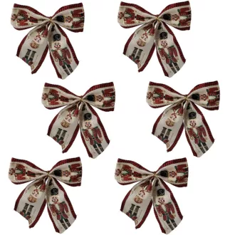Masni kockás piros-fehér 18cm 6db-os 