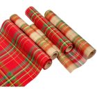 Kocskás mintás dekor anyag 28x250cm