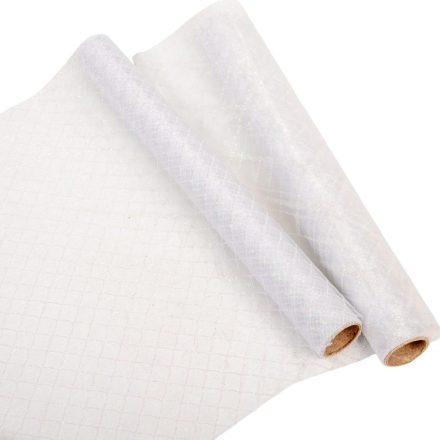 Glitteres organza dekor anyag irizáló 36,5x200cm 