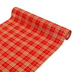 Dekor anyag piros-arany 28x270cm