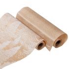 Dekor tekercs strasszal fehér-krém 28x250cm