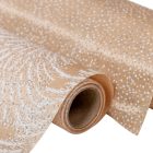 Dekor tekercs strasszal fehér-krém 28x250cm