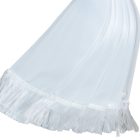 Koszorú szalag 7x200cm fehér-fehér 10db/csom (db ár)