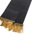 Koszorú szalag 7x200cm fekete-arany 2db/csom (db ár)