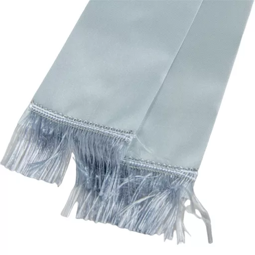 Koszorú szalag 7x200cm ezüst-ezüst 2db/csom (db ár)