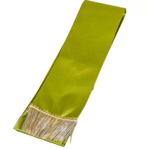 Koszorú szalag 7x200cm kekizöld-arany 2db/csom (db ár)