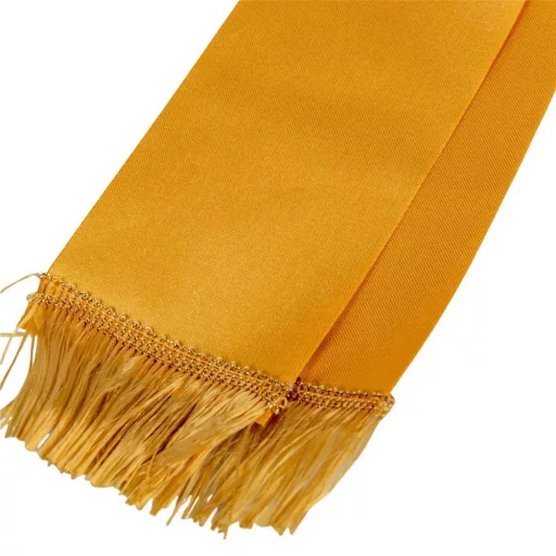 Koszorú szalag 7x200cm arany-arany 2db/csom (db ár)
