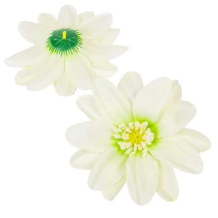 Dália virágfej fehér L022 D16cm 12db/csom