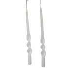 Matt rövid alfa csavart gyertya fehér 235x12mm 8db/csom (db ár)