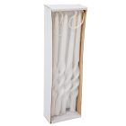 Matt rövid alfa csavart gyertya fehér 235x12mm 8db/csom (db ár)