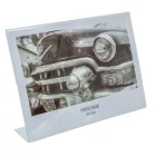 Fényképtartó fekvő plastic keret talppal 18x13cm