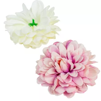 Dália virágfej D10cm 12db/szín/csom