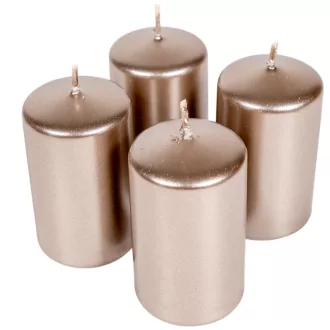 Metál adventi gyertya 70x40mm homok 4db/csom (db ár)