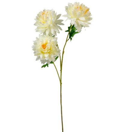 Gömb dália ág 3v. krém M75cm 60db/#