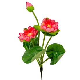 Tavirózsa csokor rózsaszín 3v. M37cm 48db/#