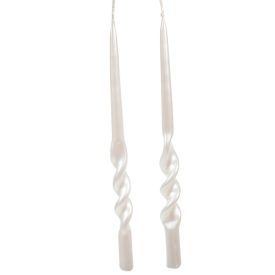   Metál rövid alfa csavart gyertya gyöngy 235x12mm 8db/csom (db ár)