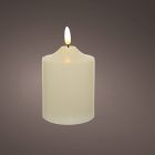 Gyertya LED-es krém D7,5cm M12,5cm