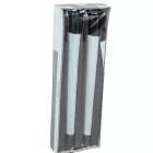 Lakkozott szálas gyertya 290x22mm fekete 10db/csom (db ár)