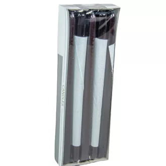 Lakkozott szálas gyertya 290x22mm fekete 10db/csom (db ár)