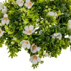 Koszorú apró fehér virágokkal D25cm 6db/#