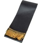 Koszorú szalag 9x200cm fekete-arany 2db/csom (db ár)