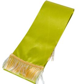 Koszorú szalag 9x200cm kekizöld-arany 2db/csom (db ár)