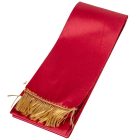 Koszorú szalag 9x200cm bordó-arany 2db/csom (db ár)