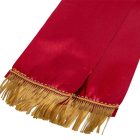 Koszorú szalag 9x200cm bordó-arany 2db/csom (db ár)